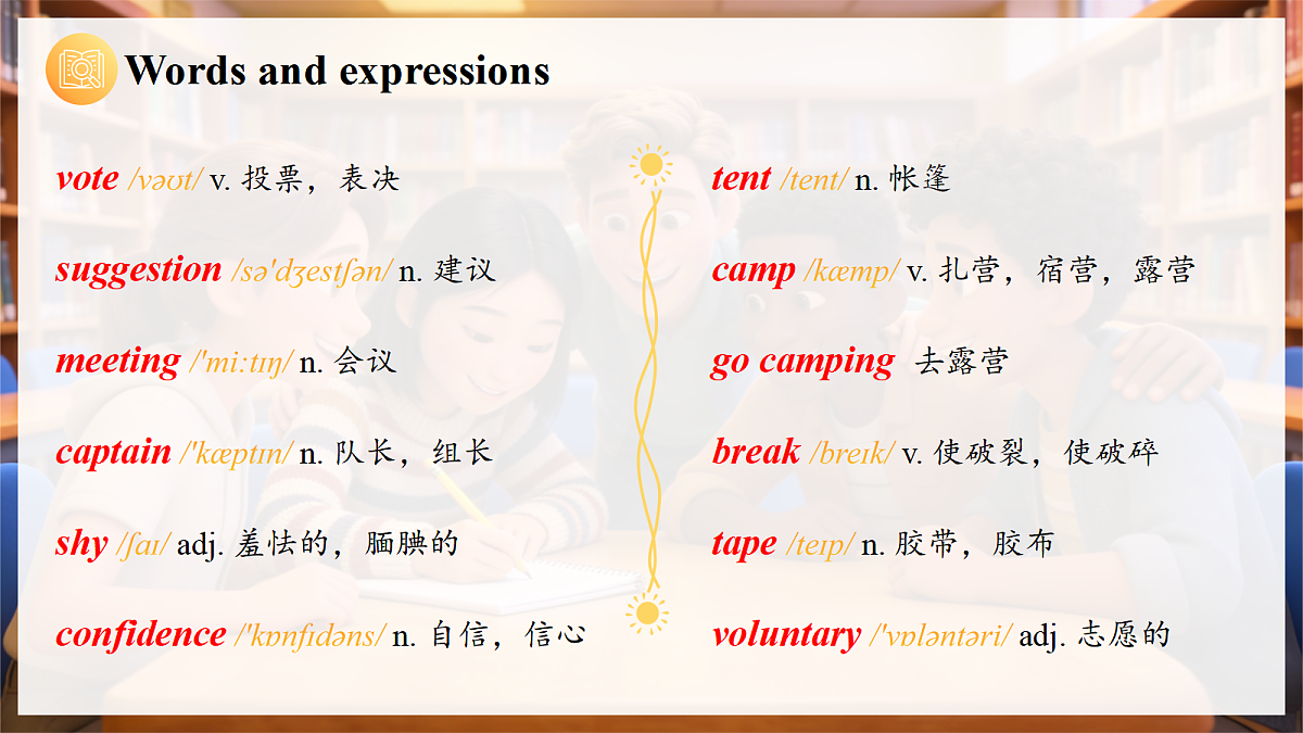 初中英语外研版 Unit 3 What makes a great team 单词精讲课件第3页