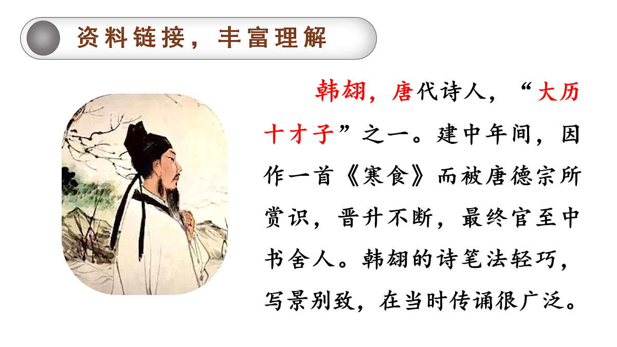 （教学课件）3.古诗三首之《寒食》第6页