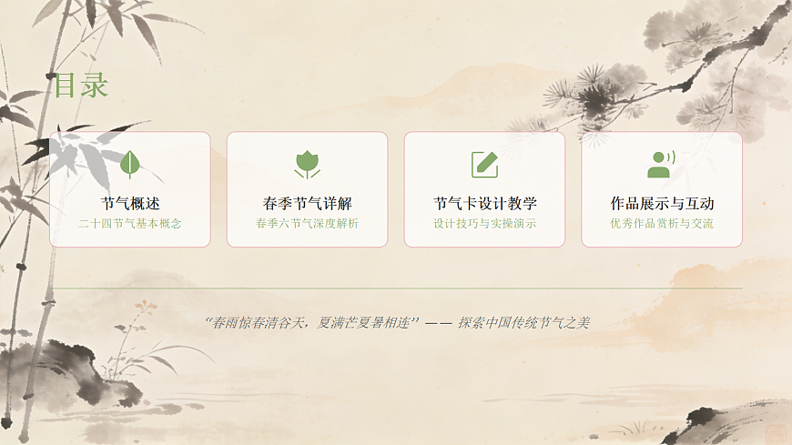 春日节气卡教学课件第2页