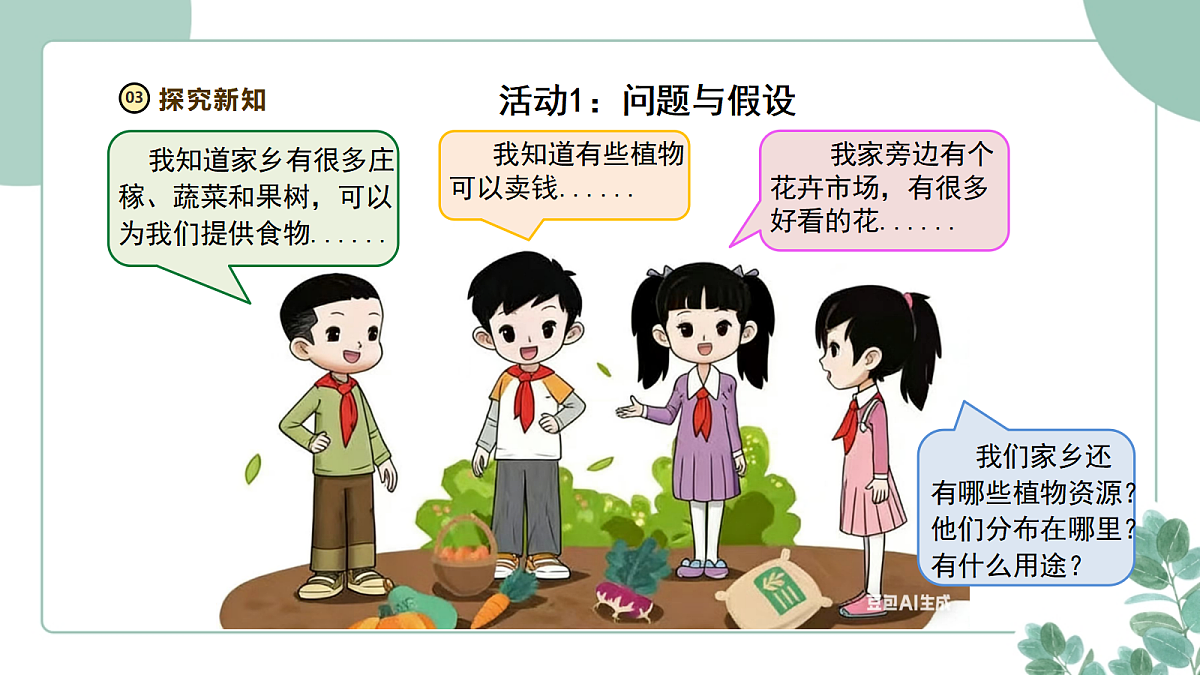 大象版（2024）科学三年级下册2.1《家乡的植物资源》课件第7页