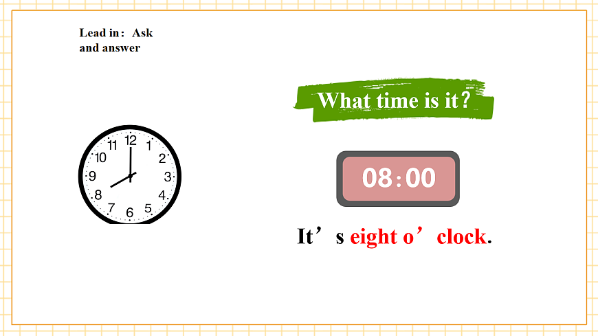 Unit1 What's your daily schedule 第一课时 Get ready 课件第6页