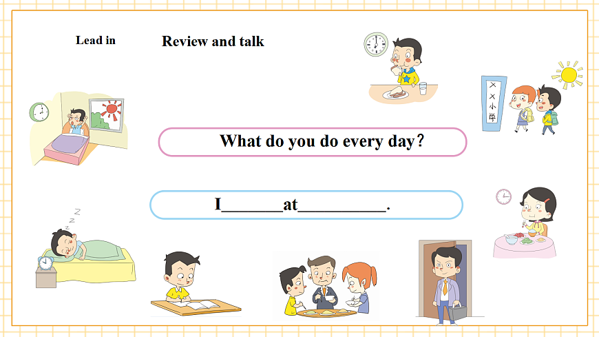 Unit 1 Whats your daily schedule 第2课时 Explore 教学课件第5页