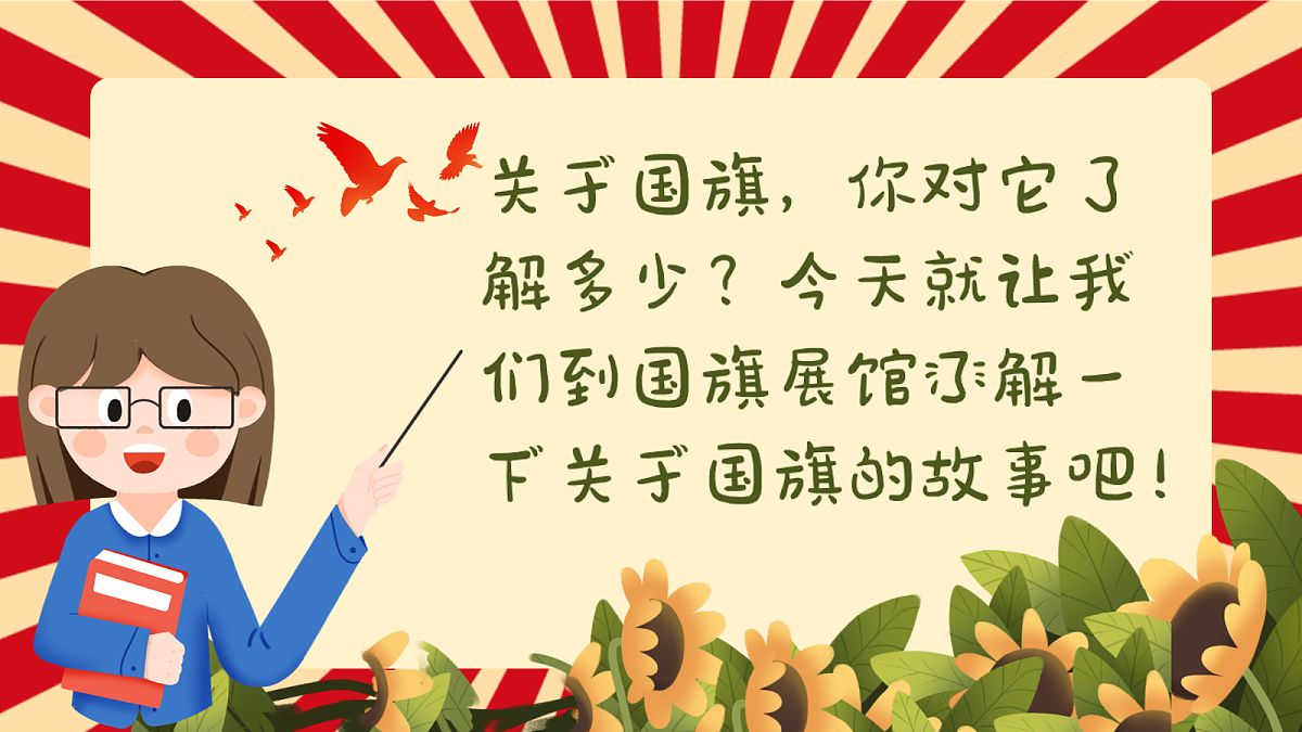 国旗国旗真美丽PPT第3页