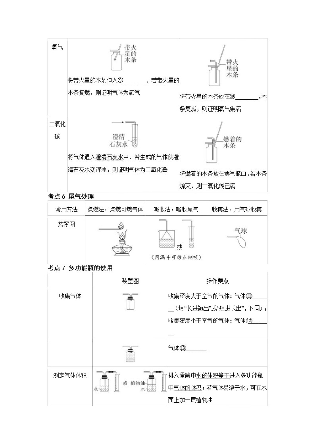 专题十二 实验基本技能 第2讲 常见气体的制取与净化  2026年中考化学一轮复习练习（含答案）第3页