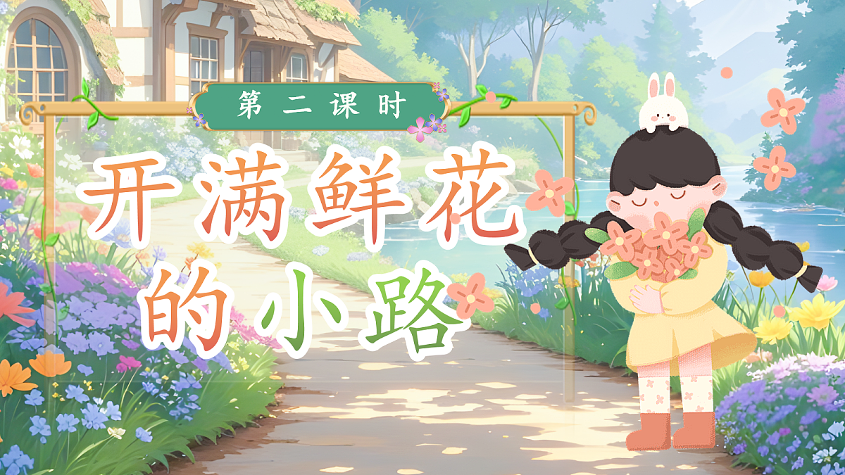 【教学课件】阅读3.《开满鲜花的小路》(第二课时)第1页