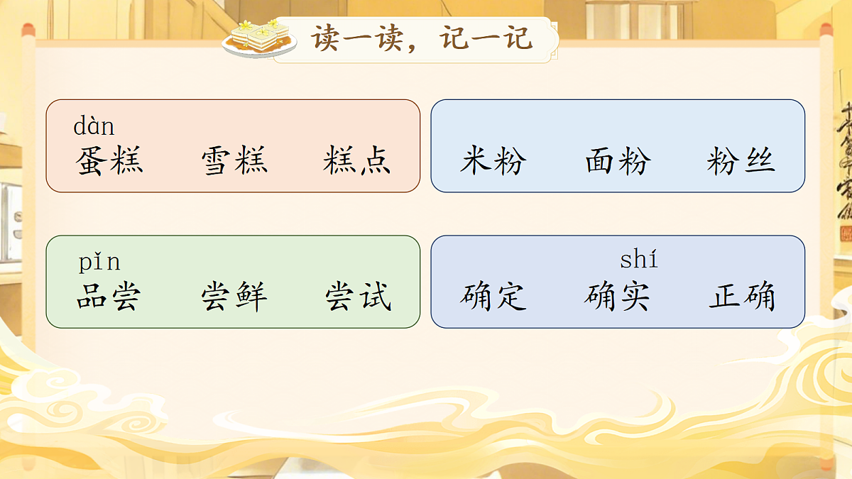 【教学课件】阅读6.《千人糕》(第一课时)第8页