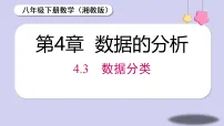 湘教版(2024)八年级下册(2024)4.3 数据分类课堂教学课件ppt
