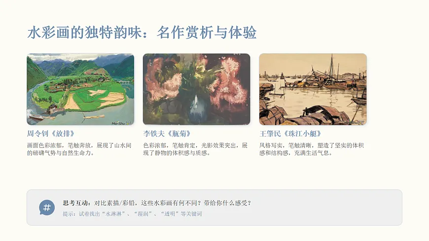 《水和彩的游戏》教学课件第3页