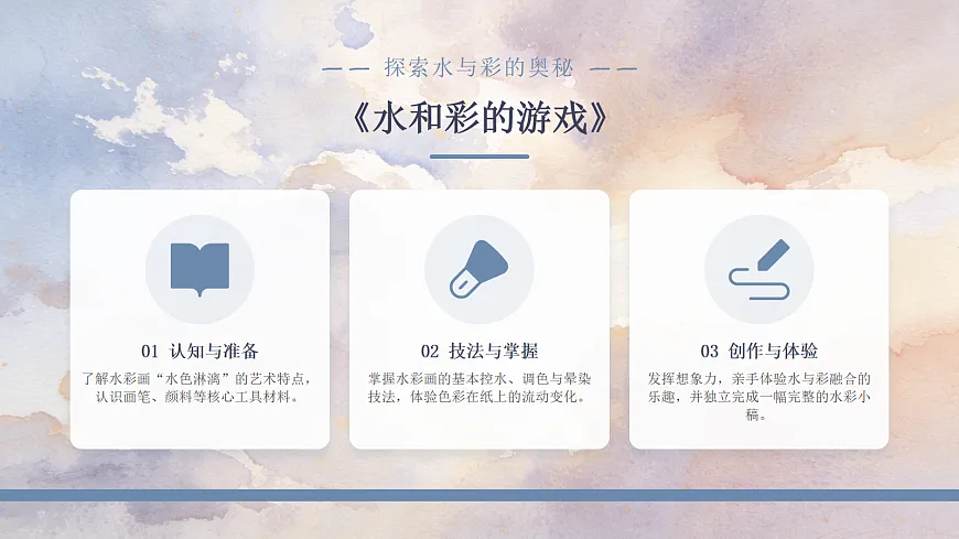 《水和彩的游戏》教学课件第4页