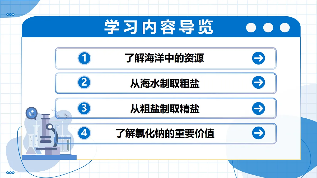 跨学科实践活动8 海洋资源的综合利用与制盐（教学课件）化学新教材人教版九年级下册第2页