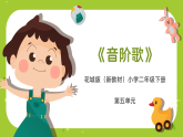花城版（2024）小学音乐二年级下册《音阶歌》教案+课件+素材