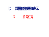 小学数学新北师大版三年级下册第七单元3  抓得住吗教学课件（2026春版）