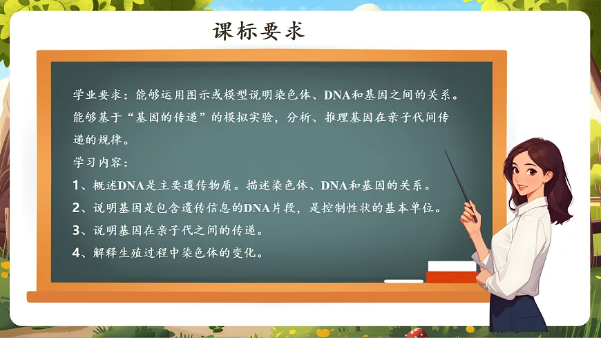 6.2.2 基因在亲子代间的传递 课件第3页
