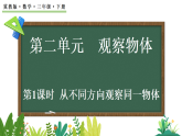 2.1 从不同方向观察同一物体(课件)2025-2026学年冀教版三年级数学下册