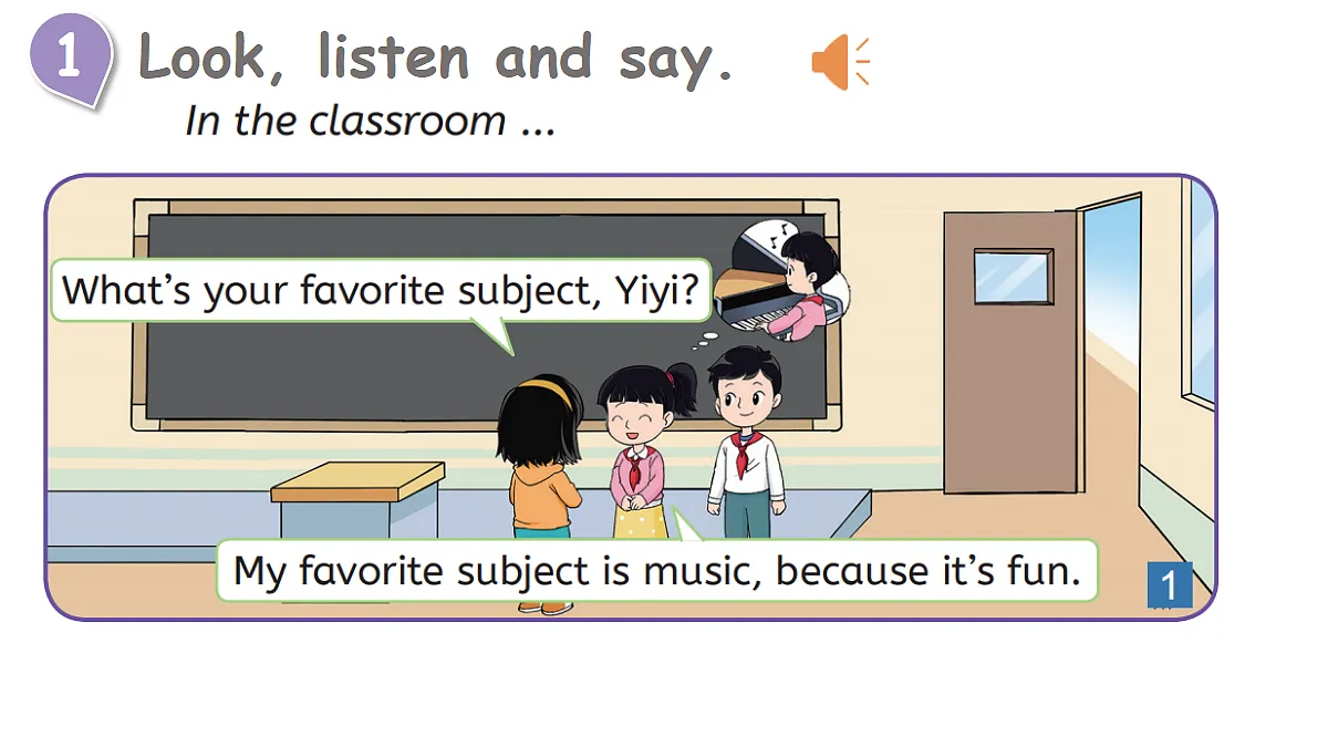 Lesson 2 My favorite subject is music.第5页