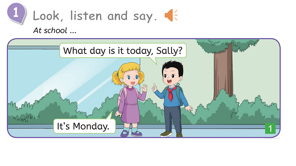 Lesson 1 What classes do we have on Monday？第2页