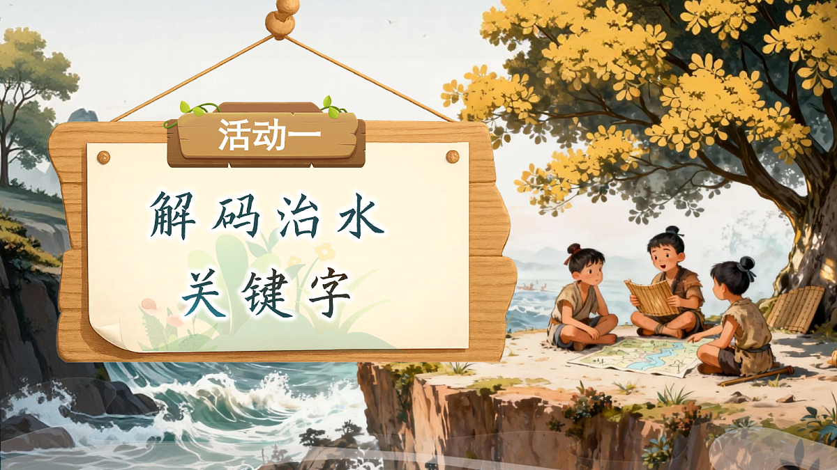 【教学课件】阅读24.《大禹治水》(第一课时)第3页