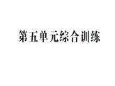 小学数学新苏教版三年级下册第五单元综合训练作业课件（放映显示答案）（2026春）