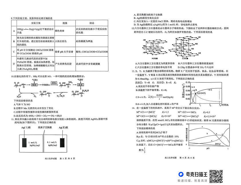 2026届安徽安庆二模化学试题第2页