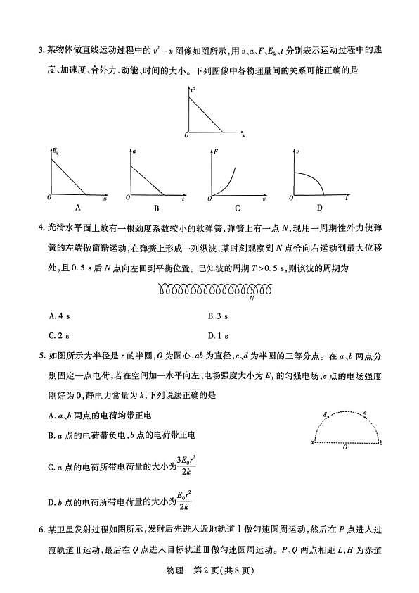 物理试题第2页