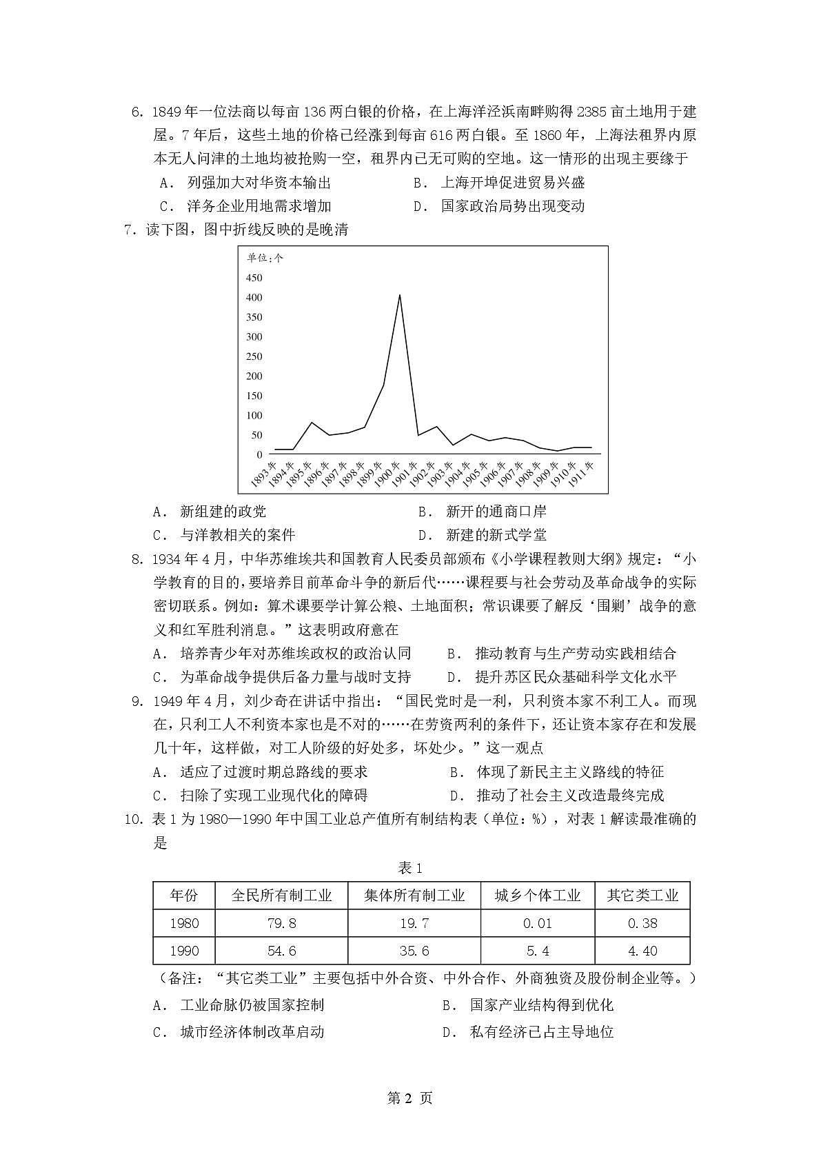 试题第2页