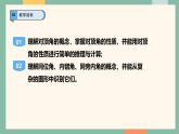 初中数学湘教版（2024）七年级下册4.1.2相交直线所成的角  课件