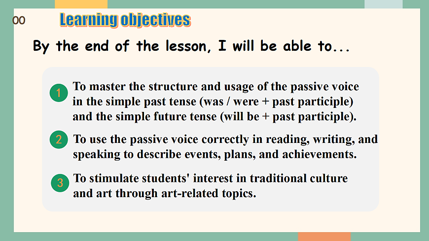 沪教版（2024）八年级下册英语Unit 4 Arts and Heritage Grammar 课件第3页