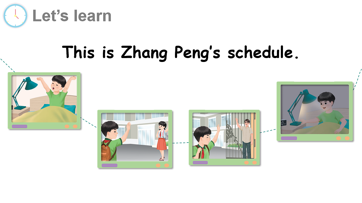 第5课时 B Let's learn & Look and say & C Project第4页