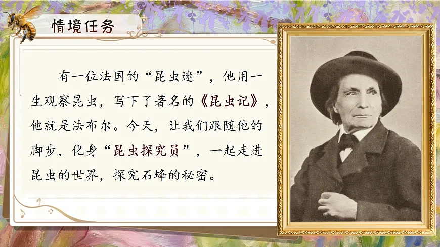 三下第三单元10《石蜂》(第一课时) 教学课件第3页