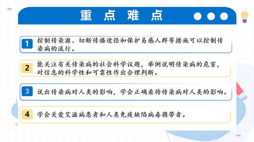 2026生物苏教版八年级下册5.17.2 传染病的传播和控制（第2课时）（教学课件）第4页