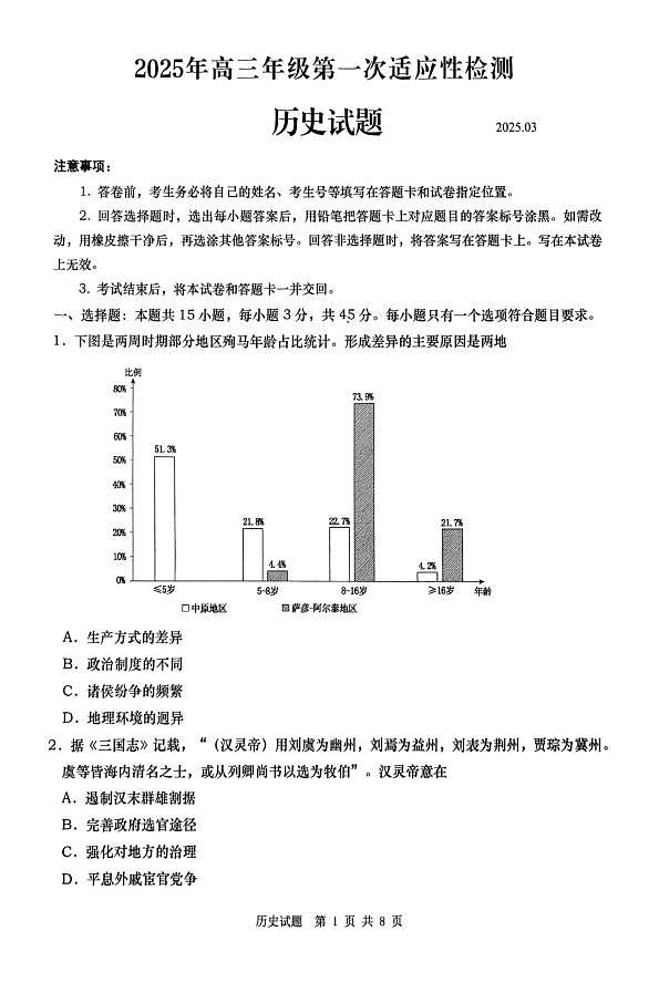 历史试题第1页