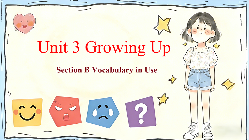 Unit 3 Section B Vocabulary in Use 课件第1页