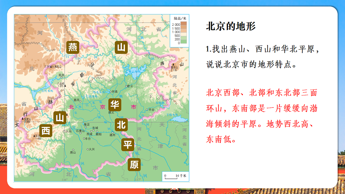 【人教新版】八下第七章 第四节 《祖国的首都一北京》教学课件（第1课时）第5页