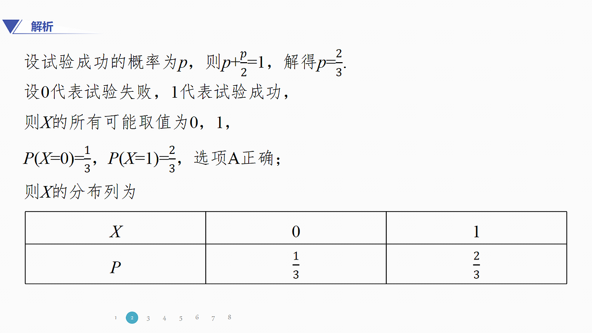 专题四 专题21　随机变量及其分布第8页