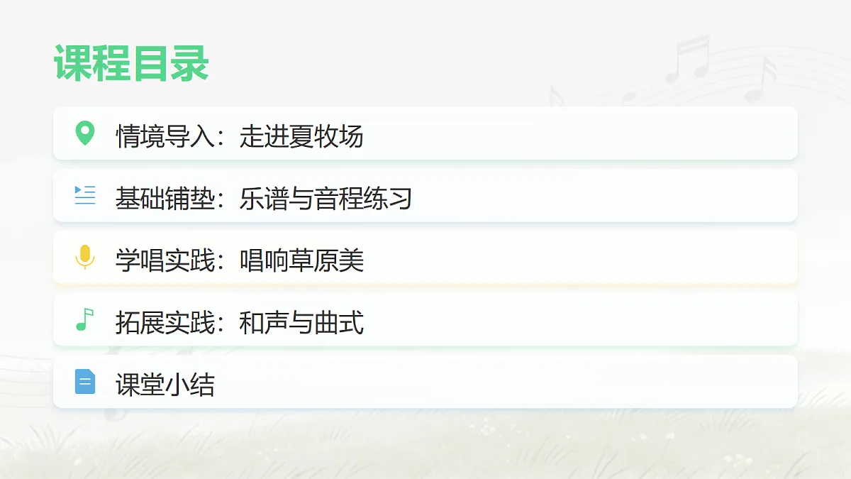 人教版（2026）三年级下册音乐第三单元第2课小小歌唱家《美丽的夏牧场》课件第2页
