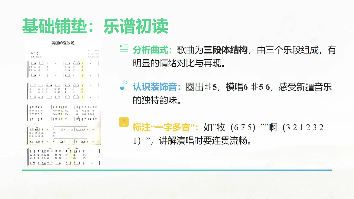 人教版（2026）三年级下册音乐第三单元第2课小小歌唱家《美丽的夏牧场》课件第4页