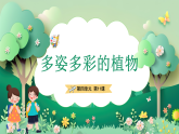 苏教版（2024）科学一年级下册 4.11 多姿多彩的植物 课件