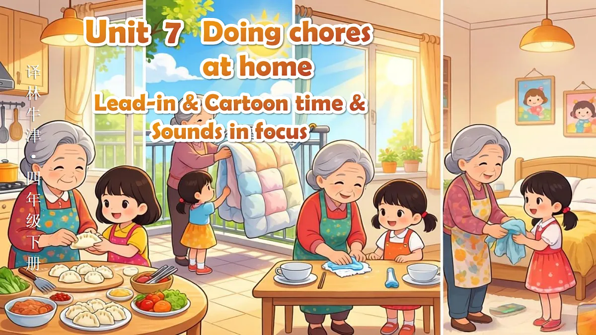 第1课时 (Lead-in & Cartoon time & Sounds in focus)第1页
