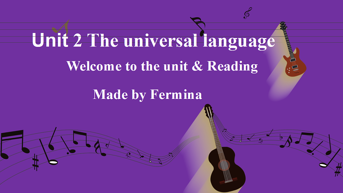 译林英语高一选择性必修一Unit 2 The universal language Welcome to the unit & Reading 课件第1页
