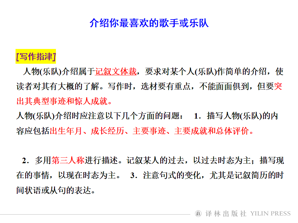 译林英语高一选择性必修一Unit 2 The universal language Integrated skills 写作课件第2页