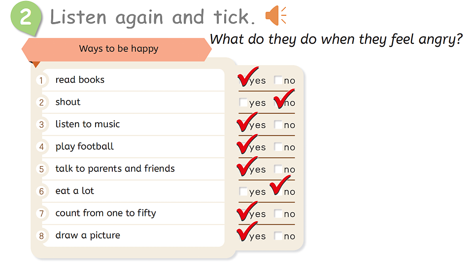 Lesson 3 You have many ways to be happy.第7页