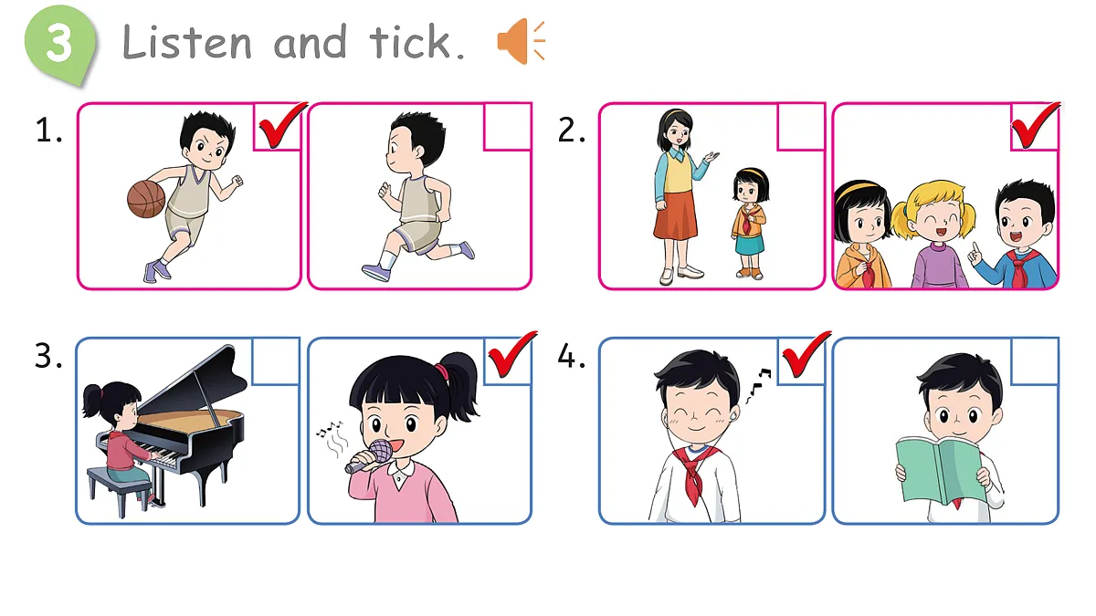 Lesson 3 You have many ways to be happy.第8页