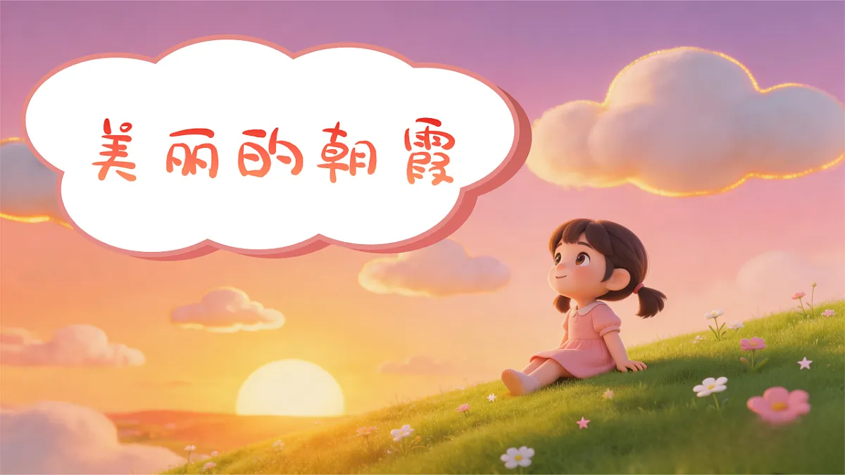 4.2 演唱《美丽的朝霞》第1页