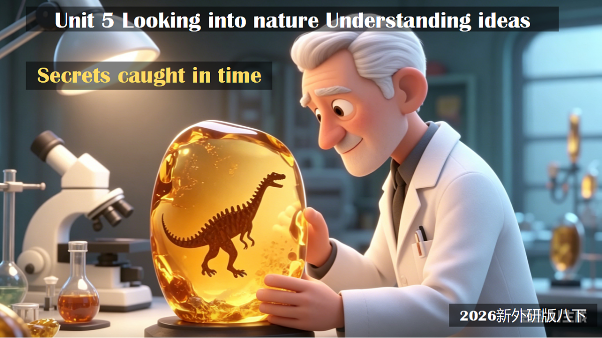 Unit 5 Looking into nature Understanding ideas Reading（课件）英语新教材外研版八年级下册第1页