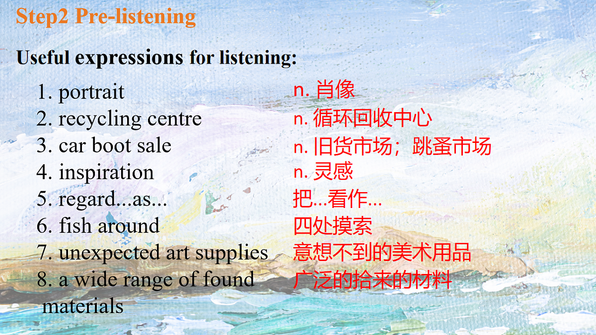 译林英语高一选择性必修一Unit 3 The Art of Painting Integrated skills 课件第5页