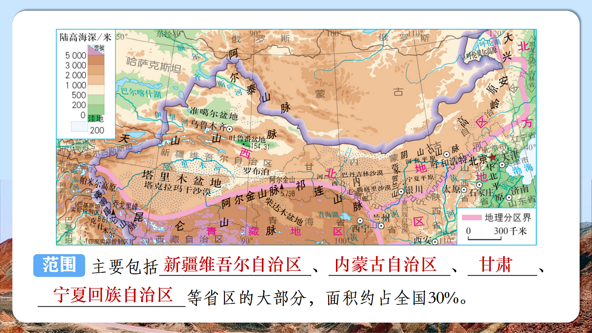 【人教新版】八下第九章 第一节 《自然特征与农业（西北地区）》教学课件第6页