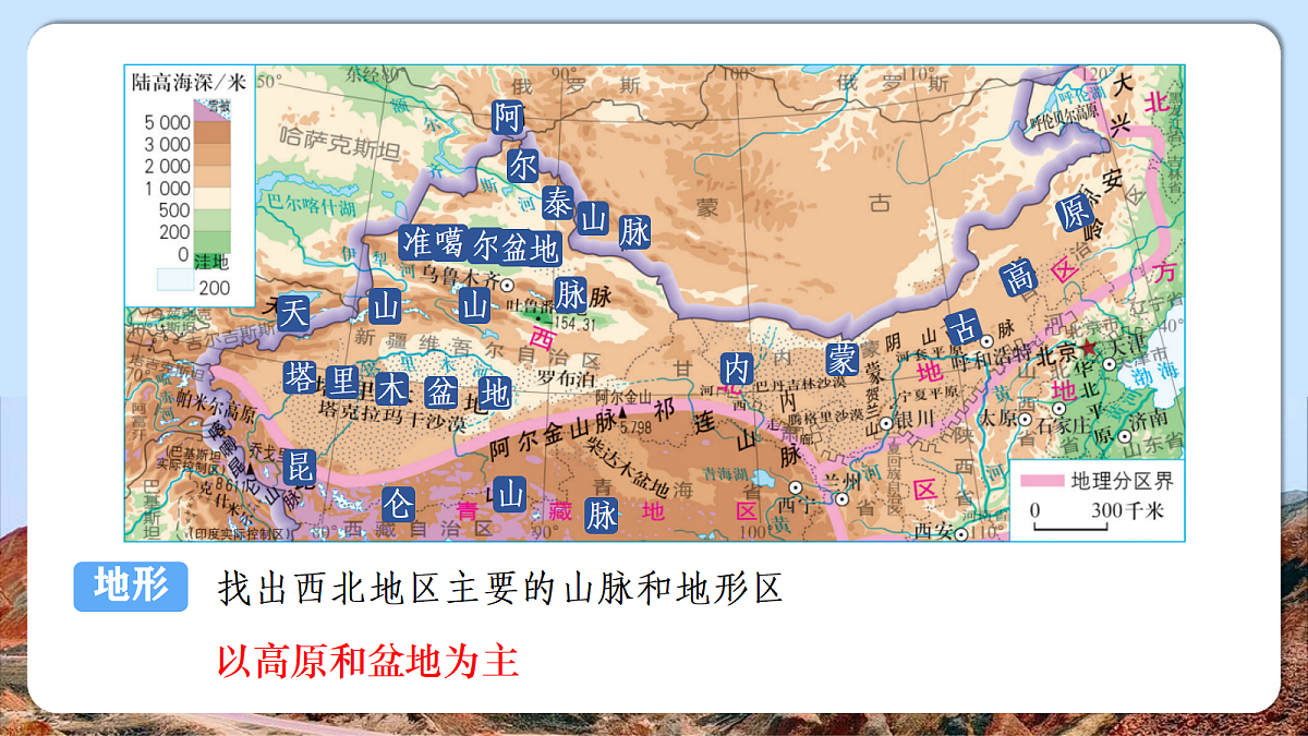 【人教新版】八下第九章 第一节 《自然特征与农业（西北地区）》教学课件第7页