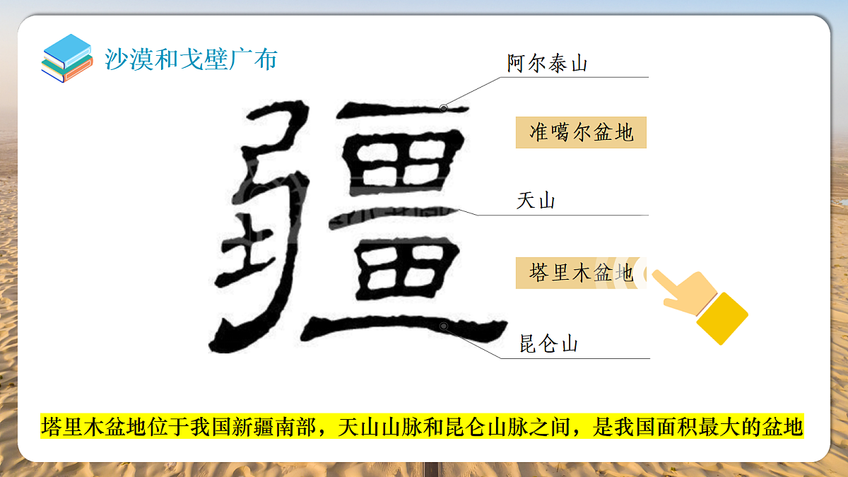 【人教新版】八下第九章 第二节 《干旱的宝地——塔里木盆地》教学课件第4页