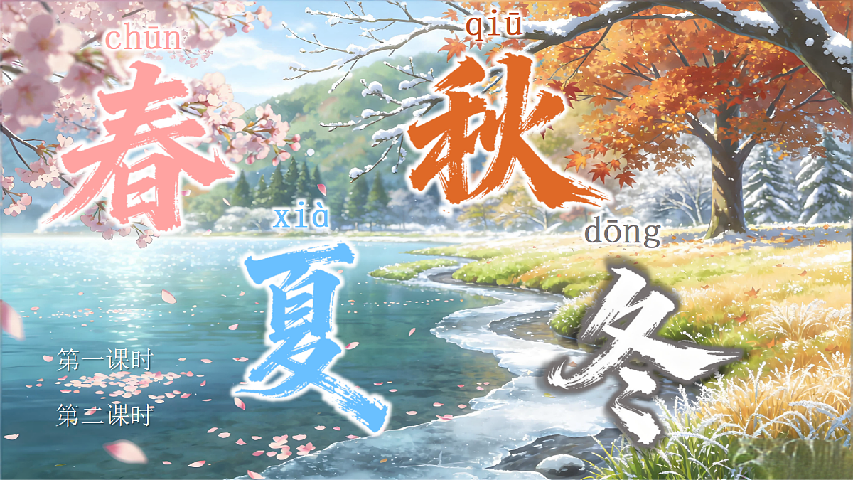 春夏秋冬（含板书）第5页