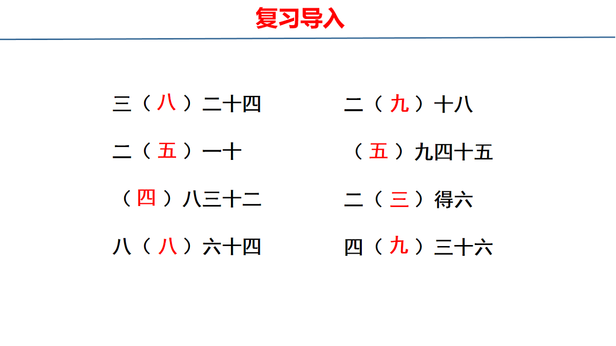西师大版二年级数学下册第二单元《用乘法口诀求商》课件PPT第3页